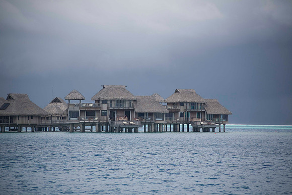 No, I didn't stay in any of these overpriced over water bungalows